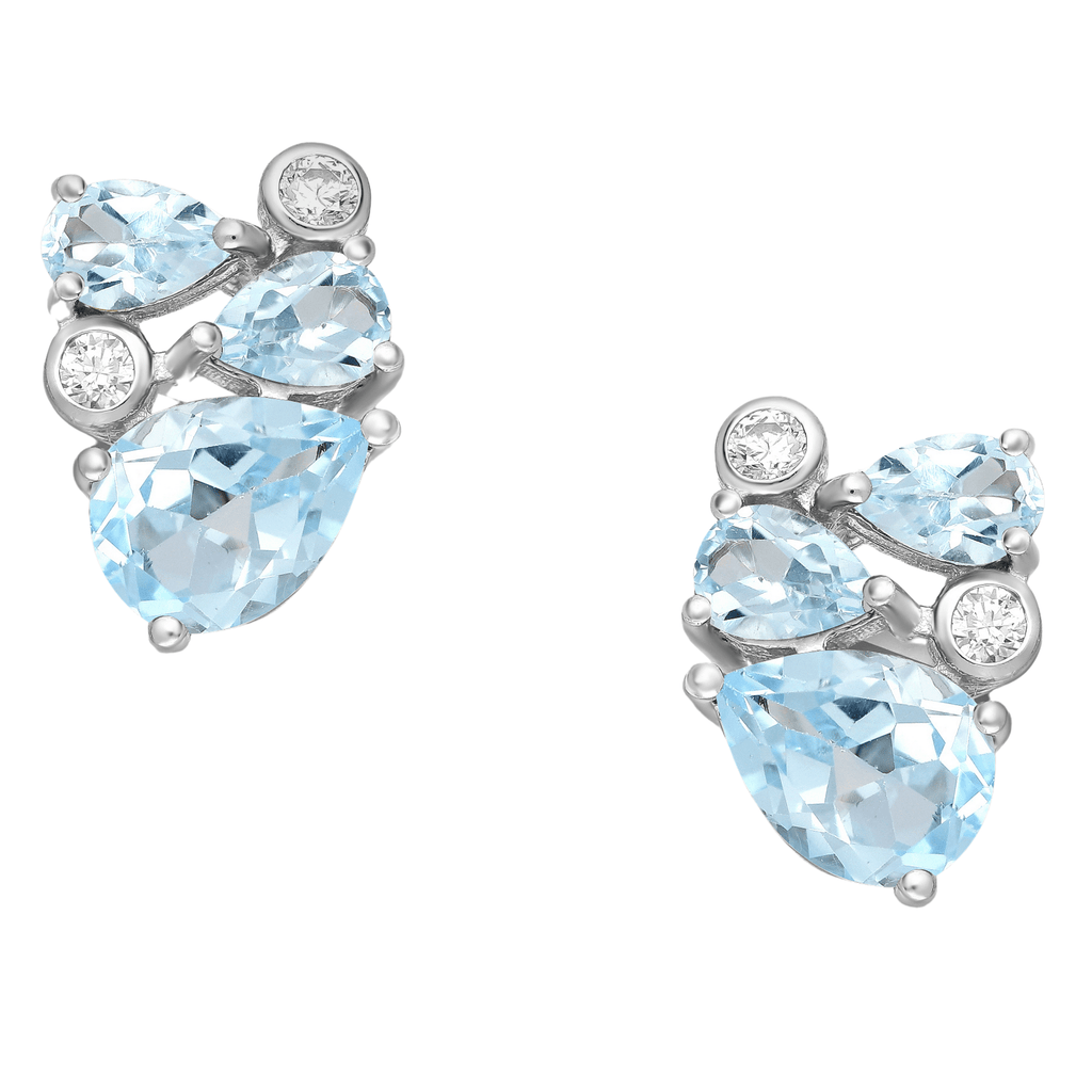 Rhea Aquamarine Earrings - The Mystic River