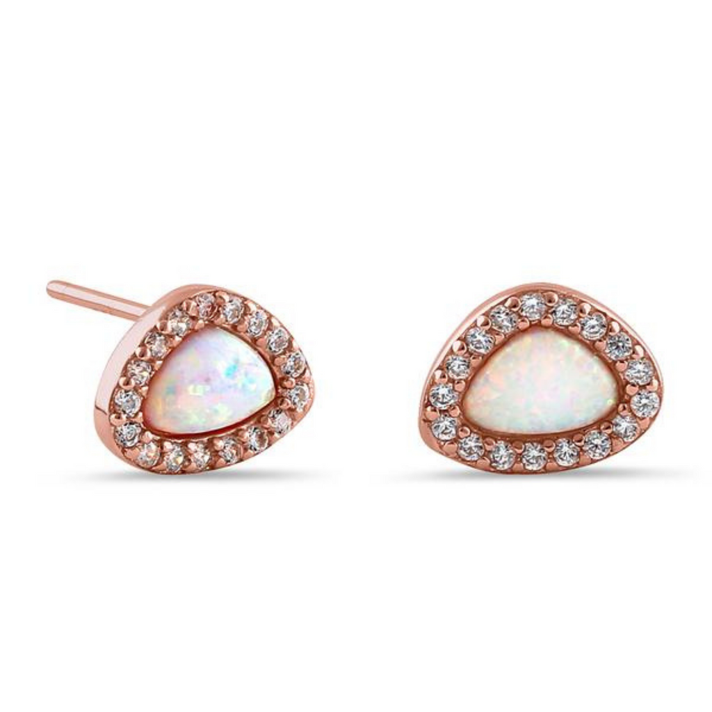 Selene Opal CZ Studs - The Mystic River