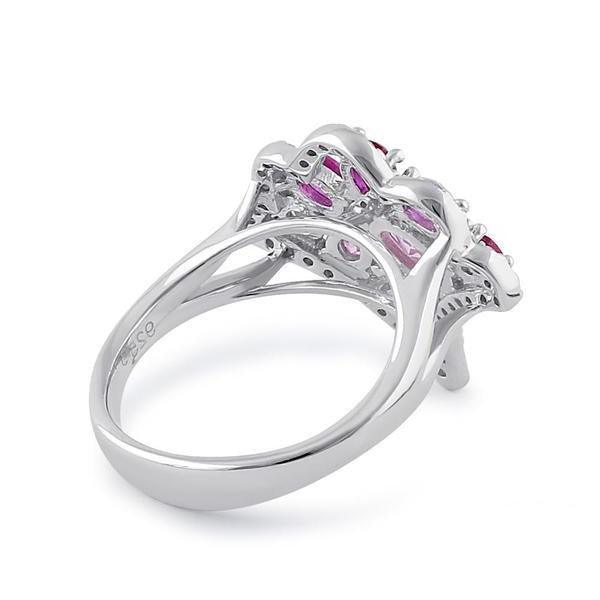 Antheia Flower Ruby Ring - The Mystic River