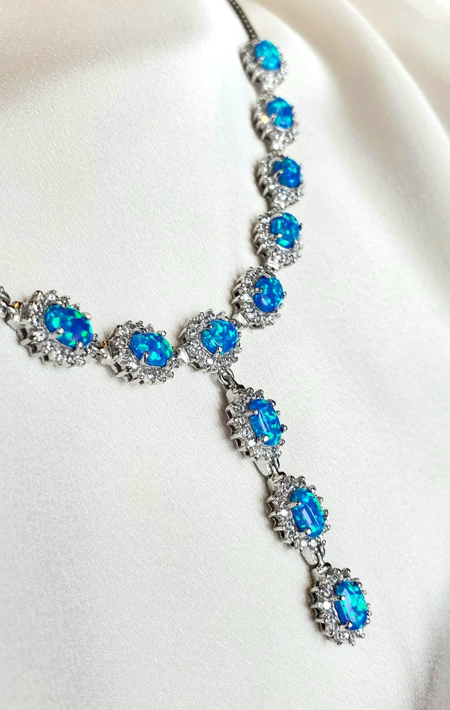 Theia Blue Opal Necklace [Limited Edition] - The Mystic River