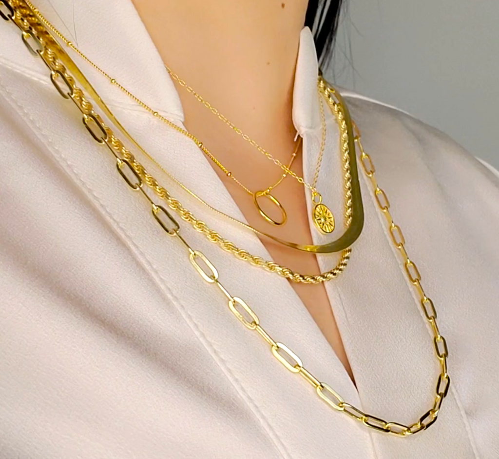 Gold vermeil deals rope chain