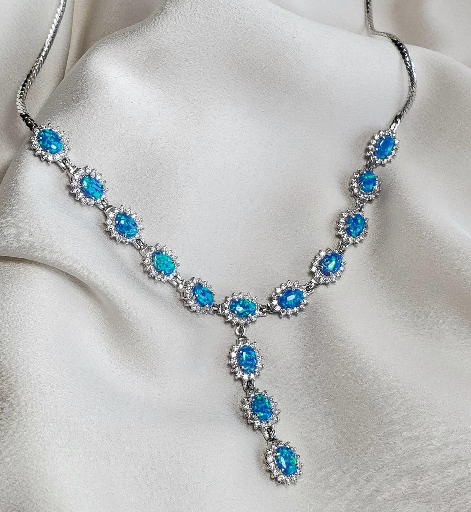 Theia Blue Opal Necklace [Limited Edition] - The Mystic River