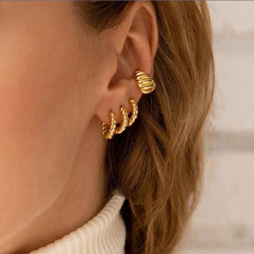 Maia Croissant Ear Cuffs - The Mystic River