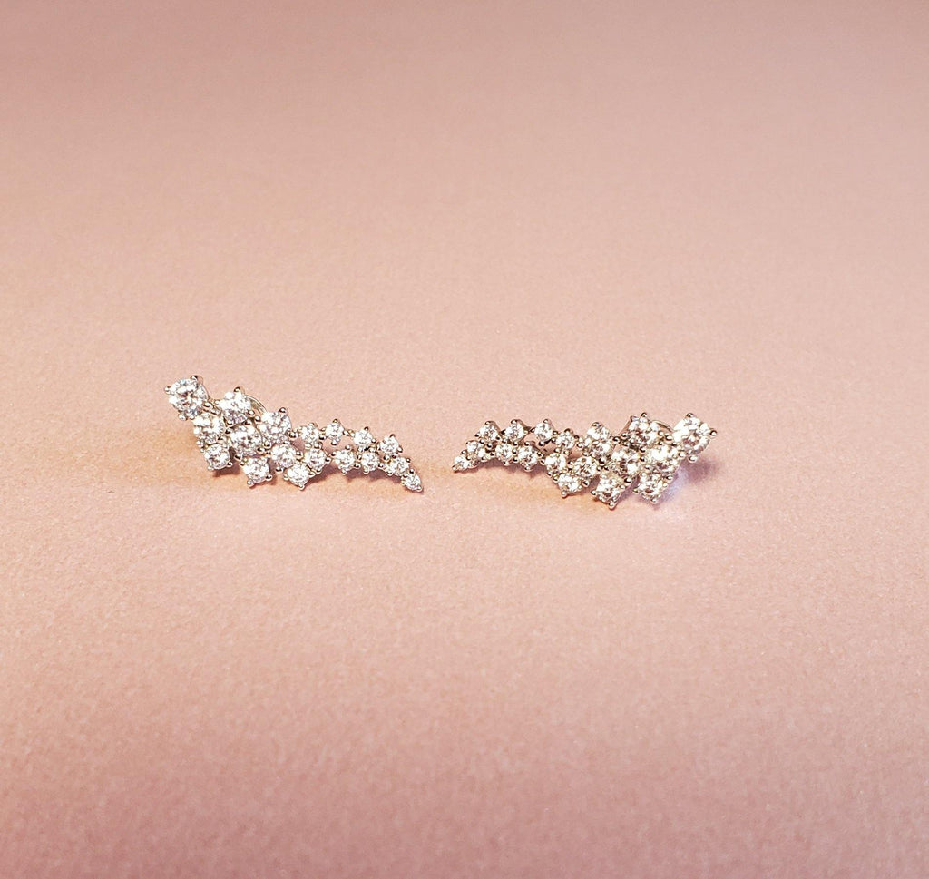 Rhea Leaf Studs - The Mystic River