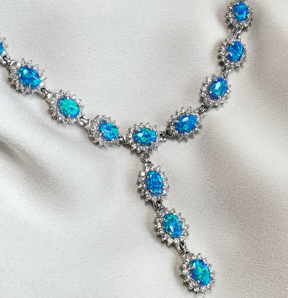 Theia Blue Opal Necklace [Limited Edition] - The Mystic River