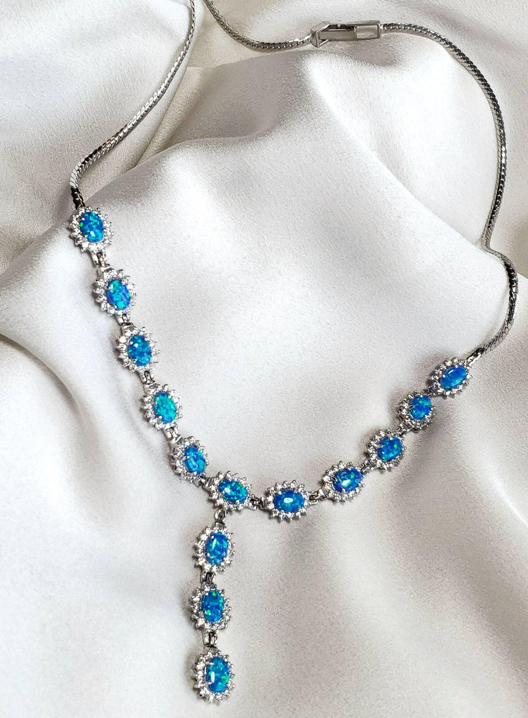 Theia Blue Opal Necklace [Limited Edition] - The Mystic River