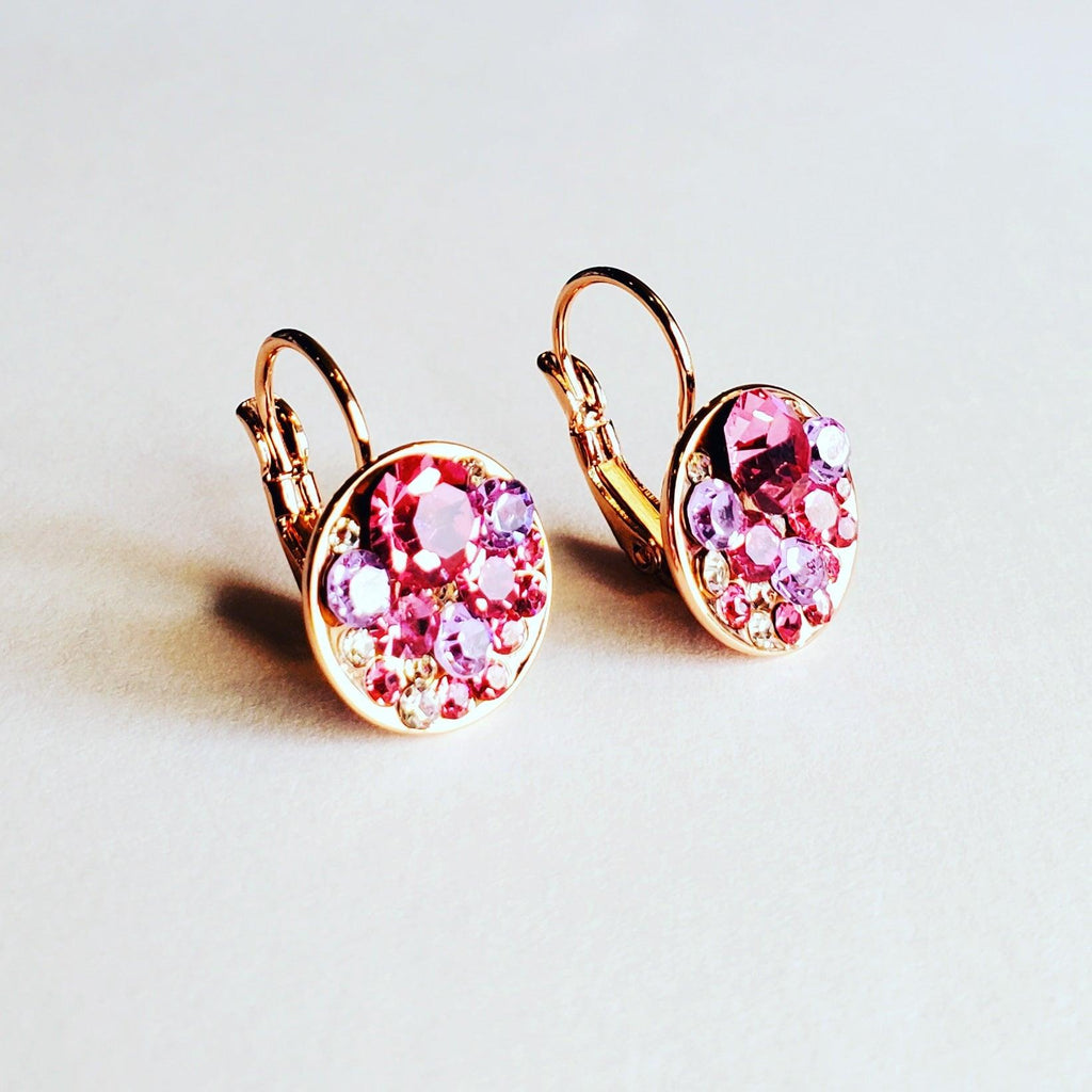 Flora Crystal Earrings - The Mystic River