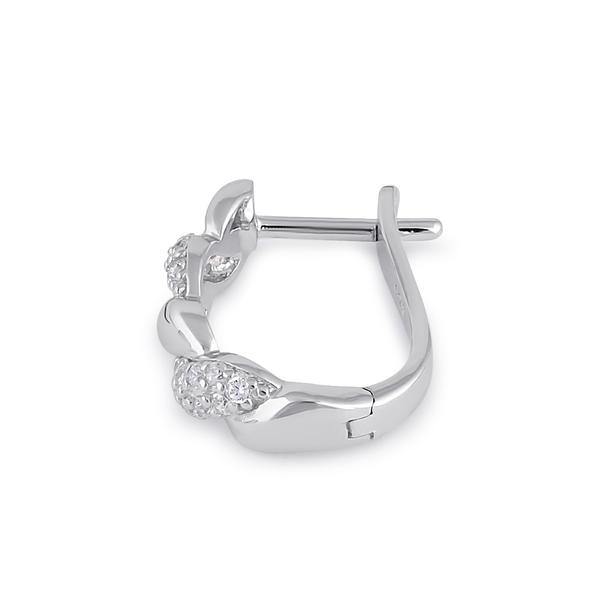 Rhea Rope CZ Hoops - The Mystic River