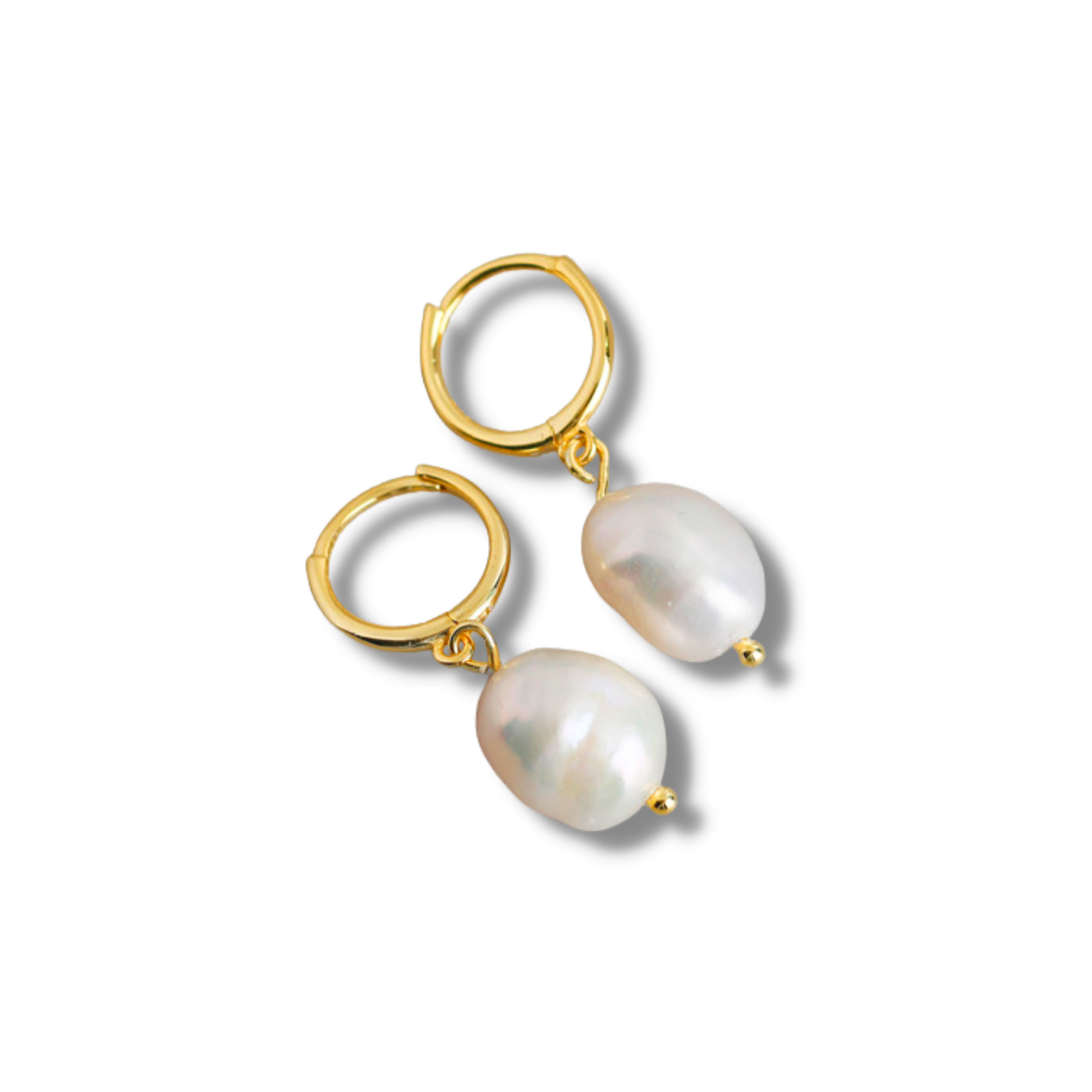 Selene Small Pearl Drop Earrings - The Mystic River